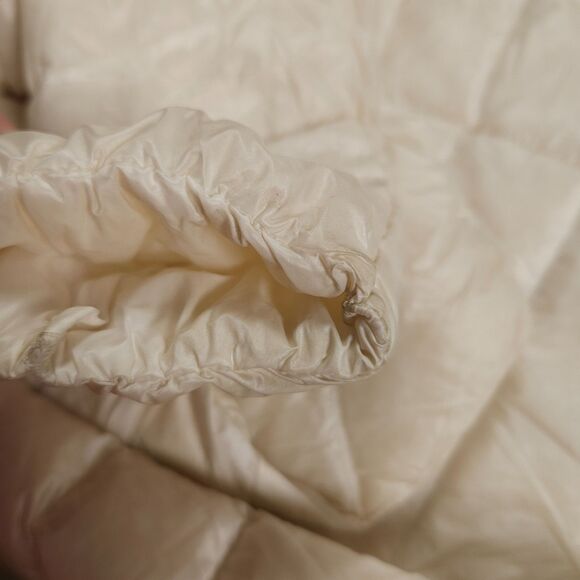 Uniqlo Ultra Light Down Hooded Jacket Womens Small White Packable Puffer Coat - Picture 5 of 13